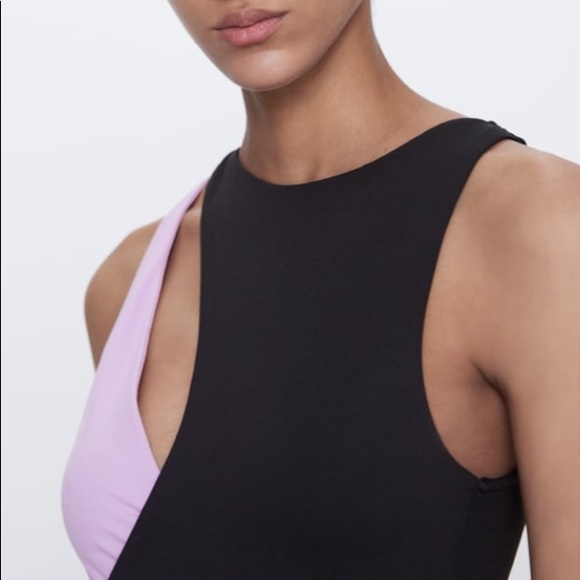 Zara Tops Nwt Zara Colorblock Bodysuits Poshmark
